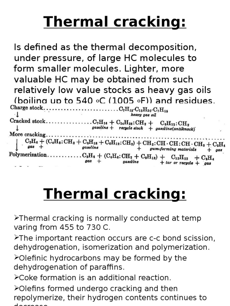 Cracking | PDF | Cracking (Chemistry) | Catalysis