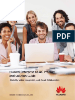 Huawei Enterprise UC&C Product and Solution Guide: - Mobility, Video Integration, and Cloud Collaboration