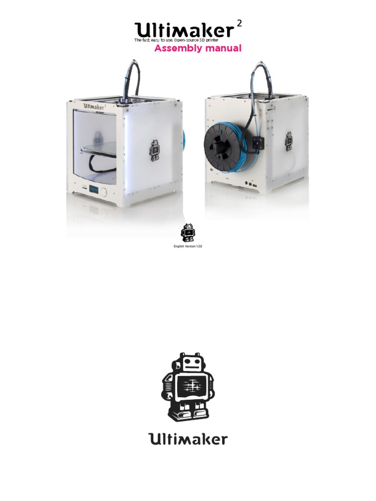 Ultimaker 2 Assembly Manual V1 1 Belt Mechanical Screw