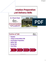 Presentation Skills Guide by Dr. Ritesh Patel
