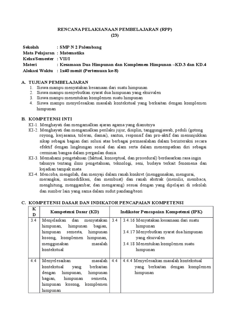 Contoh Soal Himpunan Bagian Dan Himpunan Kuasa