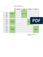 Jadwal Kuliah Semester 2