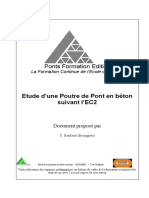 Etude d’une Poutre de Pont en béton suivant l’EC2