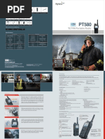 PT580 TETRA Portable Brochure