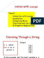 9A. Iteration With Range