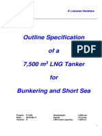 Outline Specification 7,500 m3 LNG Carrier