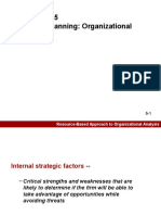 Internal Scanning: Organizational Analysis