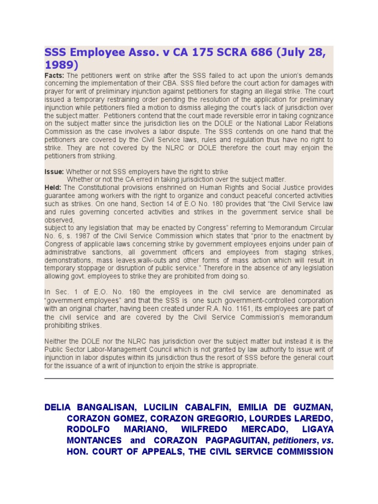 Strike and Lockout Cases | PDF | Strike Action | Injunction