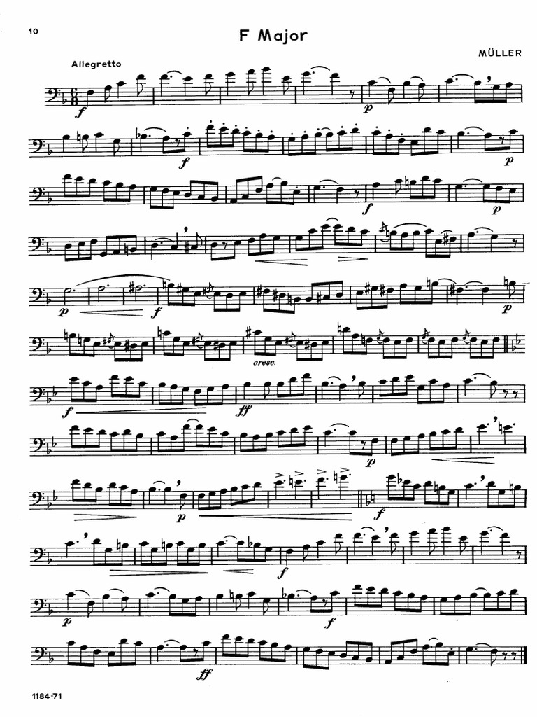 Voxman For Trombone Etude 10 PDF