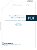 Public and Private Investments in Innovation Capabilities Structural Transformation in The Chilean Wine Industry