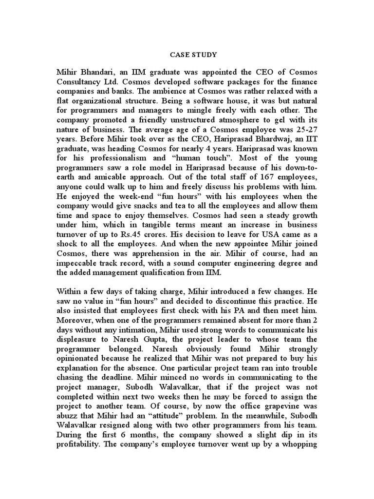 Case Study 23 Pdf Business Computing And Information Technology