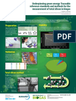 Underpinning Green Energy Traceable Reference Standards and Methods for Themeasurement of Total Silicon in Biogas