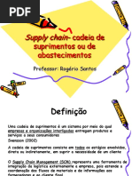 Supply Chain- Cadeia de Suprimentos Ou de Abastecimentos