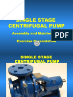 Single Stage Centrifugal Pump: Assembly and Maintenance Exercise Presentation