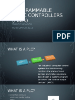 Programmable Logic Controllers (PLC') : Helena Sullivan PLTW Cim-Cti 2015