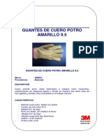 Guante Cuero Potro