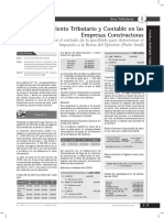 Tratamiento Tributario y Contable en Las EMPRESAS CONSTRUCTORAS