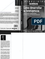 José Antonio Portellano. Cómo Desarrollar La Inteligencia. Entrenamiento Neuropsicológico de La Atención y Las Funciones Ejecutivas PDF