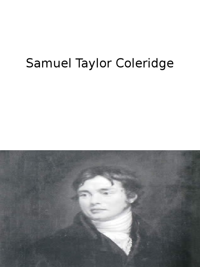 Coleridge's Theory of Imagination | PDF | Samuel Taylor Coleridge ...