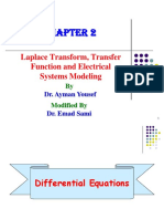 Laplace Transform, Transfer Function and Electrical Systems Modeling