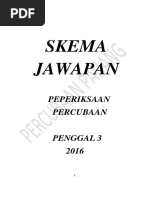 Geografi STPM - Skema Peperiksaan Percubaan Penggal 1 2016