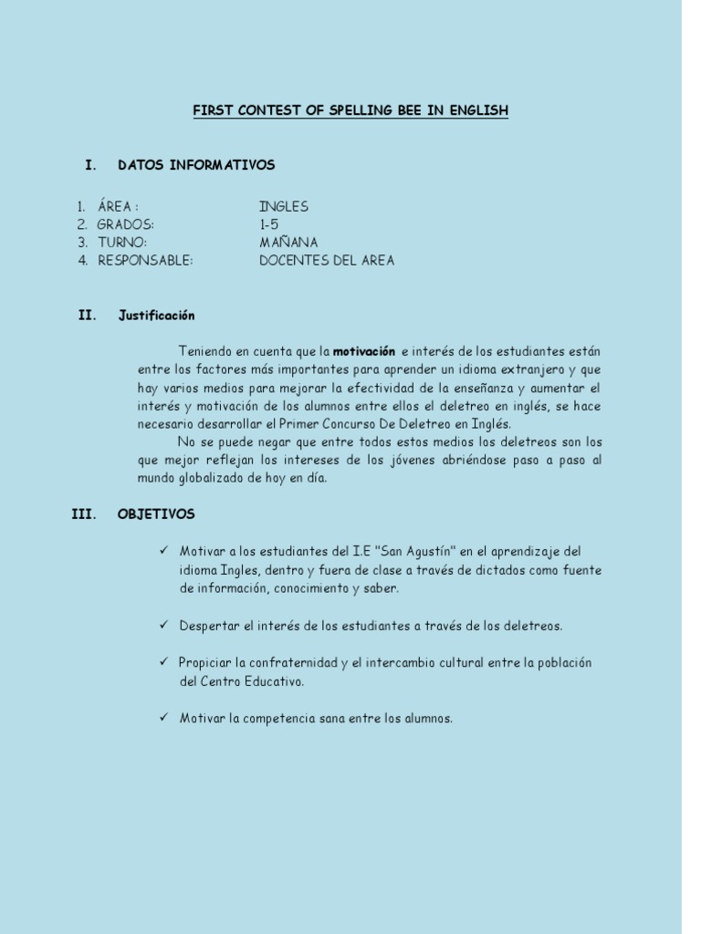 Bases para Concurso Ingles PDF Maestros Cognición