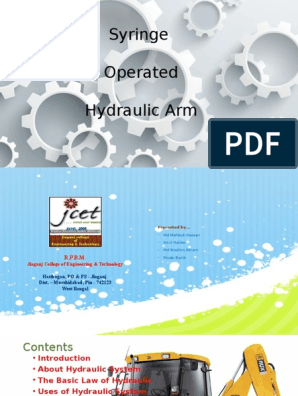 hydraulic arm introduction