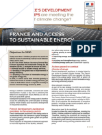 France and Access To Sustainable Energy: Are Meeting The Challenge of Climate Change?