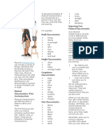 Physical Characteristics Ingles