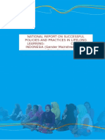 National Report On Successful Policies and Practices in Lifelong Learning: Case of INDONESIA (Gender Mainstreaming in Education)