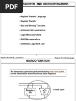 Register Transfer and Microoperations