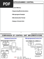 Microprogrammed Control