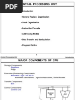 Central Processing Unit: - Introduction