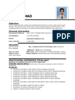 Muhammad Zubair CV