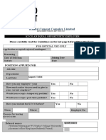 Khalid Cement Complex Limited: Please Carefully Read The Guidelines On The Last Page Before Filling This Form