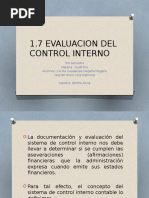 Estudio y Evaluación del Control Interno | PDF | Auditoría | Bancos