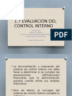 1.7 Evaluacion Del Control Interno