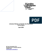 Literature Review On Genetic Use Restriction Technologies April 2006