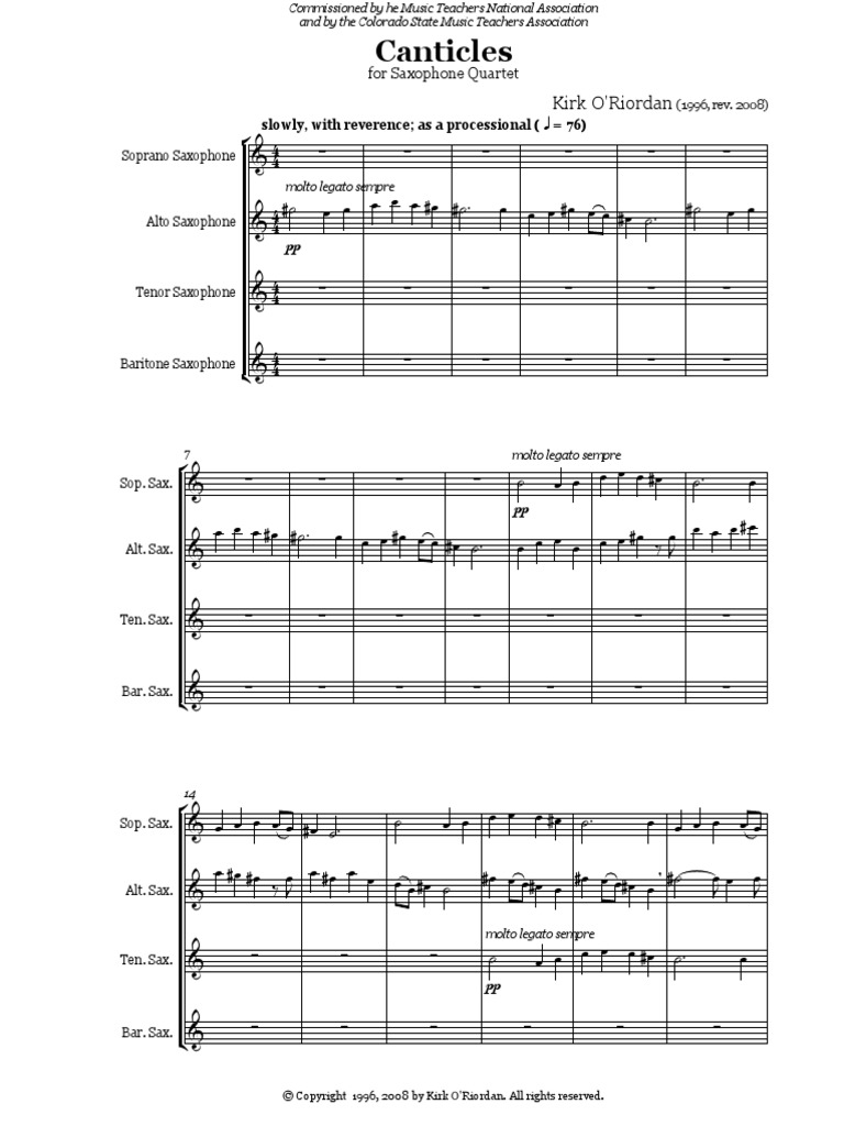 Canticles Score | PDF | Popular Music | Music Technology