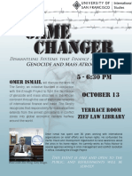 Game Changer: Dismantling Systems That Finance and Facilitate Genocide and Mass Atrocities
