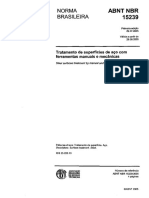 NBR 15239 - Tratamento de Superfícies de Aço Com Ferramentas Manuais e Mecânicas PDF
