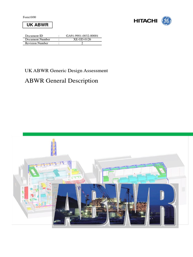 Advanced Boiling Water Reactor (HITACHI-GE) ABWR | PDF | Nuclear Fuel ...