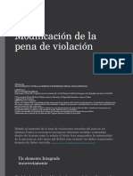 Modificación de La Pena de Violación