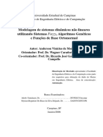 Modelagem de Sistemas Dinamicos Não Lineares Utilizando Sistemas Fuzzy