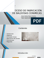 Proceso de Fabricación de Baldosas Cerámicas Final