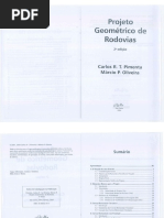 Projeto Geométrico de Rodovias - Carlos R. T. Pimenta - 2 Edição ...
