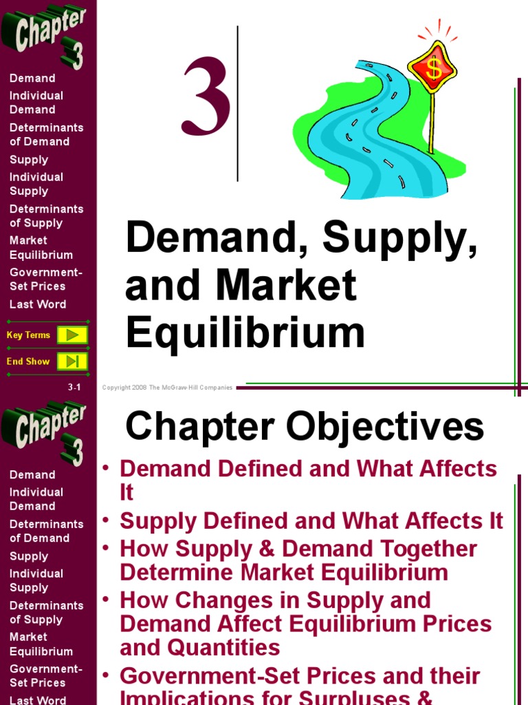 Demand Supply and Market Equilibrium PDF Supply (Economics