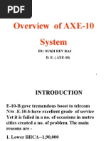 Overview of AXE-10 System: By: Sukh Dev Raj D. E. (AXE-10)