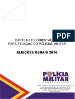 Cartilha de Orientações PM - Eleições 2016 - Versão Final