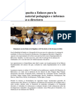 Digeduca Capacita a Enlaces Para La Entrega de Material Pedagógico e Informes de Resultados a Directores